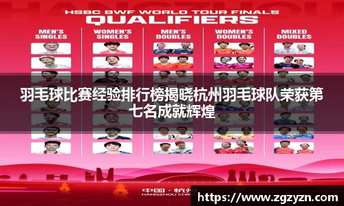 羽毛球比赛经验排行榜揭晓杭州羽毛球队荣获第七名成就辉煌