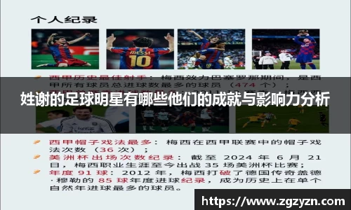 姓谢的足球明星有哪些他们的成就与影响力分析